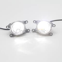 LH+RH Side LED Fog Light Kit For Toyota Corolla Hatchback 2019-2022 Front Bumper Lamp Bezel With Relay Switch Harness Wire Cover