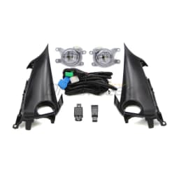 LH+RH Side LED Fog Light Kit For Toyota Corolla Hatchback 2019-2022 Front Bumper Lamp Bezel With Relay Switch Harness Wire Cover