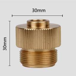 1Pc Gas Tank Adapter Portable Split Type Camping Stove Burner Canister Gas Tank Adapter Copper Connector Haed For MAPP Gas Tank