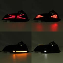 Smoke LED Tail Light Assembly For Tesla Model 3/Y 2017 2018 2019 2020 2021 2022 Brake Reverse With Dynamic Sequential Turn Lamp