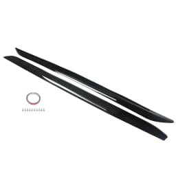 MagicKit Gloss Black Side Extension Skirt For BMW 3 Series G20 G28 M-Sport Bumper 2019-2020 Auto Modification Part