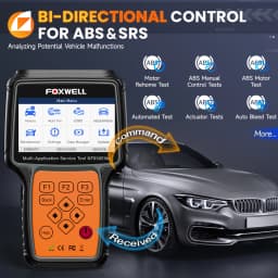 FOXWELL NT650 Elite OBD2 Scanner Wireless Car ABS SRS Engine Code Reader 26 Reset Automotive Car Diagnostic Tool OBD2 Scanner