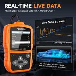 FOXWELL NT201 OBD2 Automotive Scanner Check Engine Light Professional Car Code Reader OBD II Car Diagnostic Scan Tool PK ELM327