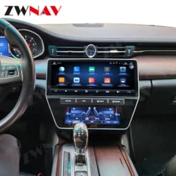 Qualcomm Automotive Central Multimedia 2 Din Android 12 Screen For Maserati GT Car Radio With Bluetooth Stereo Receiver Carplay