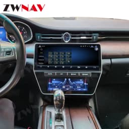 Qualcomm Automotive Central Multimedia 2 Din Android 12 Screen For Maserati GT Car Radio With Bluetooth Stereo Receiver Carplay