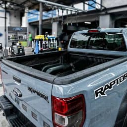 Tailgate Cover for Ford Ranger T6 T7 T8 2012-2021 Wildtrak Raptor Tailgate Protector Guard Cap ABS Matte Black 3/4PCS