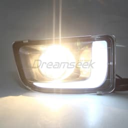 LED DRL Daylight For Isuzu D-Max RT50 Pre-facelift Model 2012 2013 2014 2015 White Driving Fog Lamp Assembly With Turn Signal