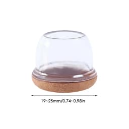 8Pcs Chair Leg Floor Protectors for Hardwood Floors Silicone Chair Caps Covers Furniture Pads Sliders Wrapped Felt Bottom