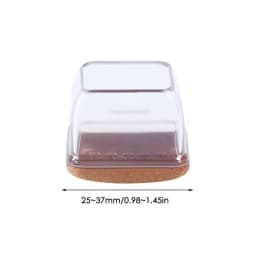 8Pcs Chair Leg Floor Protectors for Hardwood Floors Silicone Chair Caps Covers Furniture Pads Sliders Wrapped Felt Bottom