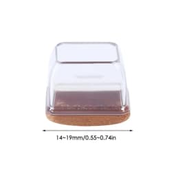 8Pcs Chair Leg Floor Protectors for Hardwood Floors Silicone Chair Caps Covers Furniture Pads Sliders Wrapped Felt Bottom