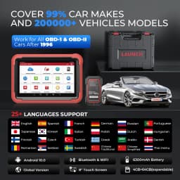 LAUNCH X431 PROS V 5.0 Car Diagnostic Tools Automotive OBDII Scan Tool Auto Scanner OBD2 ECU Coding pk X431 V plus