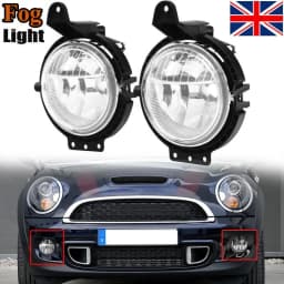1 Pair Fog Light For BMW Mini Cooper R55 Front Bumper Lamps No Bulb Left & Right