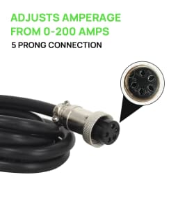 AIXZ TIG Welding Foot Pedal Amp Control Pedal Five-core Plug 3M Control Cable For AIT200P/AIT250P AC/DC Welder Machine