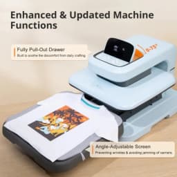 HTVRONT Auto Heat Press 2 -Heat Press Machine Heats Up Fast and Evenly 15x15 for T Shirts HTV, Sublimation, Heat Press Projects