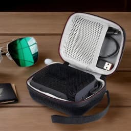 Portable Speaker Case Electronics Accessories Organizer Portable Speaker Storage Bag Travel Carrying Case With Strap For