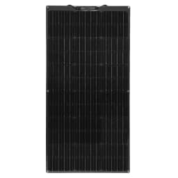 Flexible Solar Panel 200W 100W 19.8V Monocrystalline Charger Off-Grid 12V /24V Battery RV Boat Cabin Van Car Trailer (Front Bump
