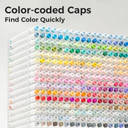 Ohuhu Honolulu 120 Colors Marker Pen Set Alcohol Art Markers Refillable Dual Tips Sketching Drawing Manga School Art Supplies