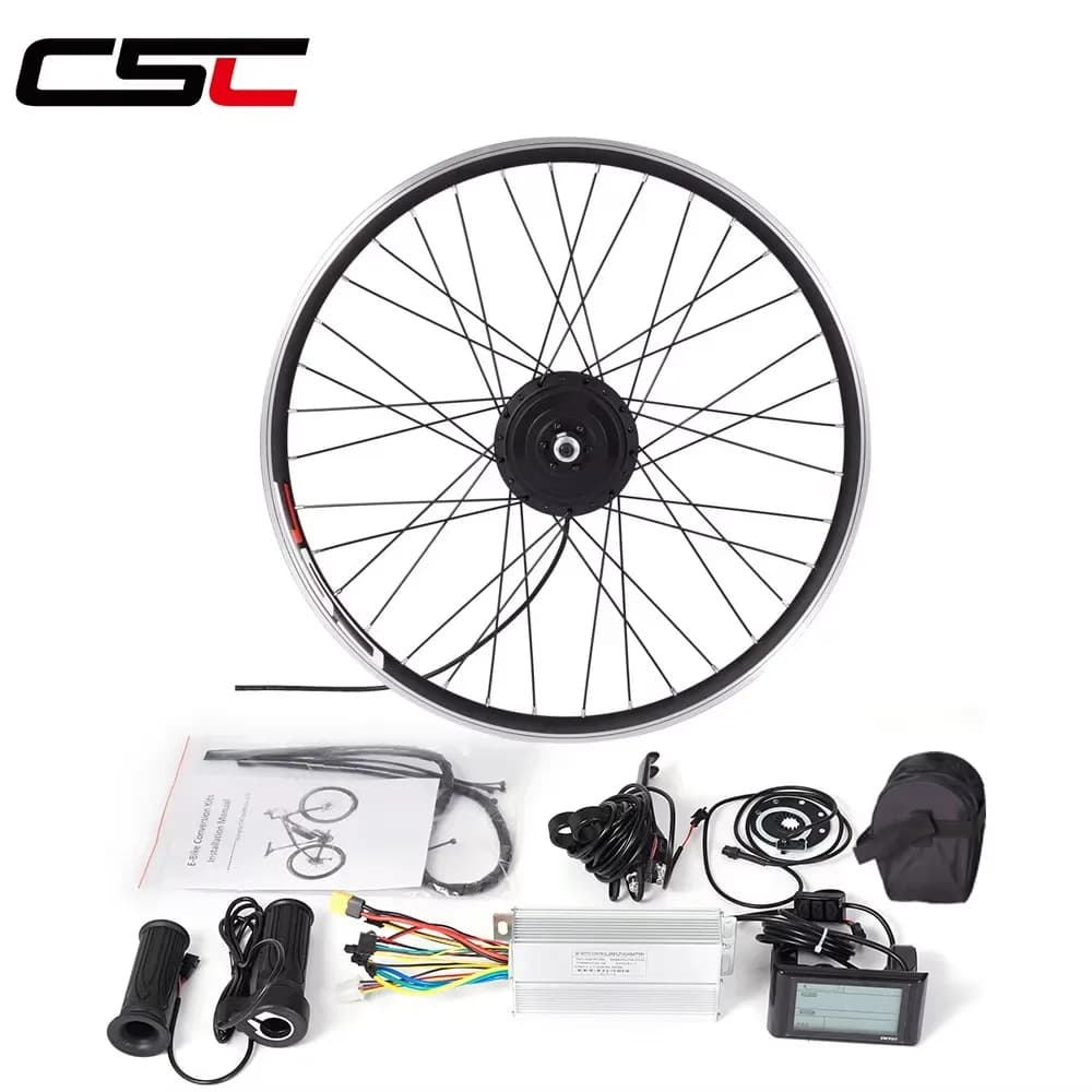 CSC E Bike Conversion Kit 36V 350W hub Motor for 20in 26in 27.5in 28in 29in 700C Front rear Bicycle wheel FOR Electric bicycle