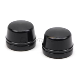 Front Axle Wheel Nut Cover for Harley Dyna Street Bob FXDL 2004-2007 Harley Touring Road King 2000-2007 Black Cap CNC Aluminum