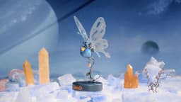 Robotime ROKR Butterfly DIY Mechanical 3D Puzzle Toys for Gifts Bionic Butterfly Wings Golden Lighting Rose Exquisite Texture