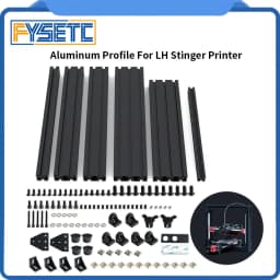 FYSETC LH Stinger Black Aluminum Profile High Quality Aluminum Extrusion Profile Frame Kit For LH Stinger 3D Printer