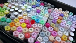 Ohuhu Honolulu 168 Colors Marker Pen Set Alcohol Art Markers Refillable Dual Tips Sketching Drawing Manga School Art Supplies