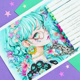 Ohuhu Honolulu 168 Colors Marker Pen Set Alcohol Art Markers Refillable Dual Tips Sketching Drawing Manga School Art Supplies
