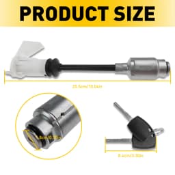 1SET Long Type Rod Bonnet Hood Release Lock Latch Repair Kit For Ford Focus MK2Saloon Hatchback Estate C MAX MK1 MPV with 2Keys