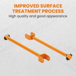 Pair Adjustable Rear Control Arms Set for BMW E36 E46 E83 E85 E86 /Z4/M3 3-Series Gold Suspension Lower Camber Arms Kit