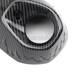 Motorcycle Tail Rear Exhaust Pipe Cover for Yamaha XMAX 125 / XMAX 250 / XMAX 300 2017-2023 Muffler Protector Guard Carbon Style