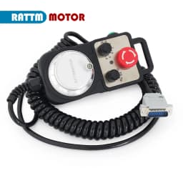 【EU Stock】3 / 4 / 5 Axis Standalone Motion CNC Controller PLC Offline DDCS Expert & MPG Handwheel & Emergency Stop & Keyboard