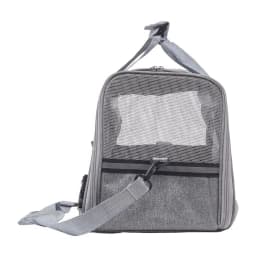 Grey Oxford Travel Pet Carrier