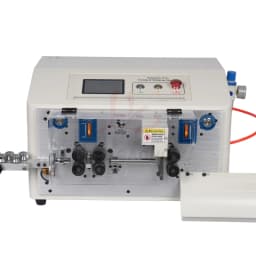 SWT-608-MAX1-6S Automatic Peeling Stripping Cutting Machine 0.2 To 25mm2 550W 6 Wheels Drive Touch Screen Control
