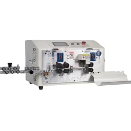 SWT-608-MAX1-6S Automatic Peeling Stripping Cutting Machine 0.2 To 25mm2 550W 6 Wheels Drive Touch Screen Control