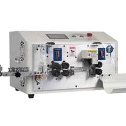 SWT-608-MAX1-6S Automatic Peeling Stripping Cutting Machine 0.2 To 25mm2 550W 6 Wheels Drive Touch Screen Control