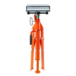 SucceBuy Roller Stand Heavy Duty 2500 LBS Load Capacity 27.6"-52" Adjustable Folding Roller Support Stand for Pipe Wooden Boards