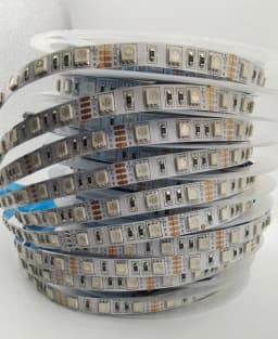SMD 5050 RGB LED Strip 5M 300LED DC 12V 24V CCT RGBCCT RGBW RGBWW WHITE WARM WHITE Fita LED Light Strips Flexible