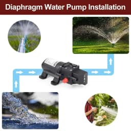 12V Water Pump Caravan Camper Motorhome High Pressure Water Pump 6L/Min Caravan Wash Tool