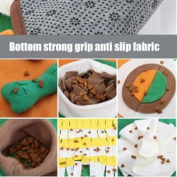 Pet Sniffing Pad Pet Snuffle Sniffing Mat Dog Foraging Mat Slow Feeding Mats Interactive Puzzle Toys Dog Licking Mat For Large