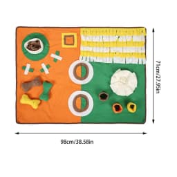 Pet Sniffing Pad Pet Snuffle Sniffing Mat Dog Foraging Mat Slow Feeding Mats Interactive Puzzle Toys Dog Licking Mat For Large