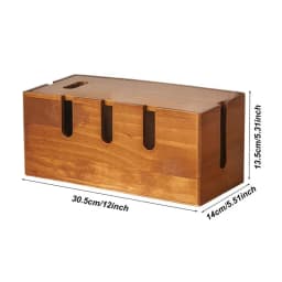Cable Management Box Wire Storage Cord Outlet Hider Sturdy Cord Holder Protector Extension Hiders Storage for Study Room Bedroom