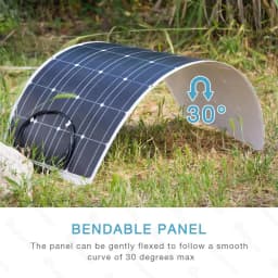 Dokio Brand 12V Flexible Solar Panel 90-540W Monocrystalline Solar Cell Solar Panel Kit For RV/Boat/Home System