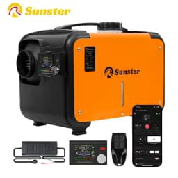8KW ALL IN ONE Diesel Air Heater 12V/24V/220V Bluetooth APP & LCD Control Car Diesel Heater for Cars Trucks RVs Boats Buses