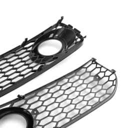 Artudatech 2x Fog Light Grill Grille Black Trim For Audi A5 S-Line S5 B8 RS5 2008-2012