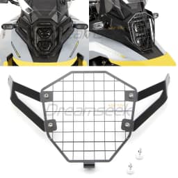 Motorcycle Headlight Grille Cover Front Fairing Protector Guard for Suzuki V-Strom 800DE 2023 Black Headlamp Grill Protection