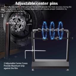 Motorcycle Tire Balance Frame General Manual Simple Balancing Machine Balance Instrument Tire Straightener Maintenance Tools