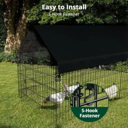 Chicken Coop Tarp For Winter Chicken Coop Fence Dust Cover Multi-Purpose Chicken Coop Tarp Cover Waterproof Chicken Coop