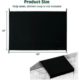 Chicken Coop Tarp For Winter Chicken Coop Fence Dust Cover Multi-Purpose Chicken Coop Tarp Cover Waterproof Chicken Coop