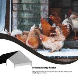 Chicken Coop Tarp For Winter Chicken Coop Fence Dust Cover Multi-Purpose Chicken Coop Tarp Cover Waterproof Chicken Coop