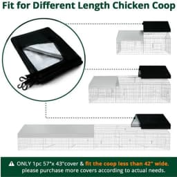 Chicken Coop Tarp For Winter Chicken Coop Fence Dust Cover Multi-Purpose Chicken Coop Tarp Cover Waterproof Chicken Coop